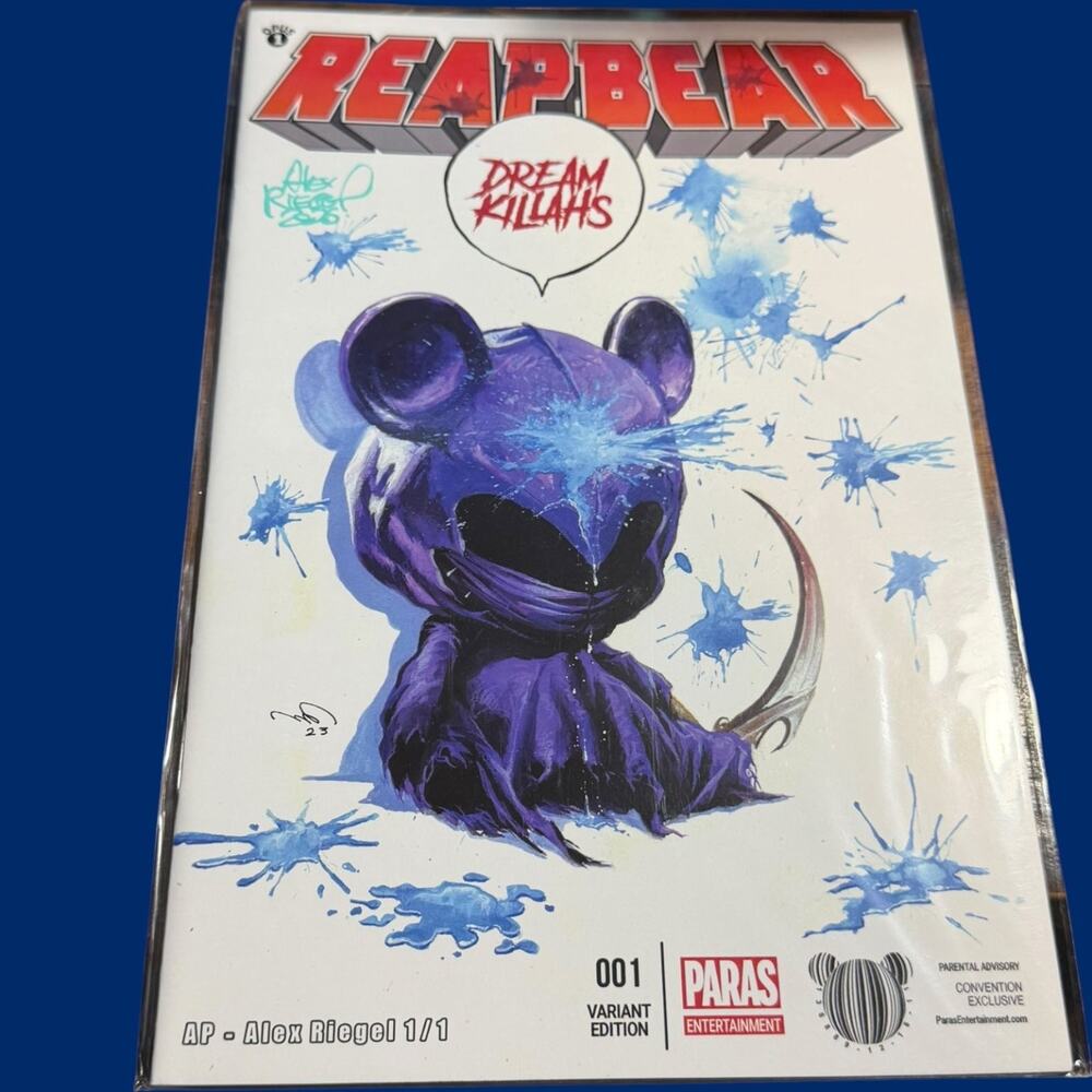 Reapbear Dream Killahs #1 Alex Riegel Signed AP 1/1 Convention Exclusive Variant
